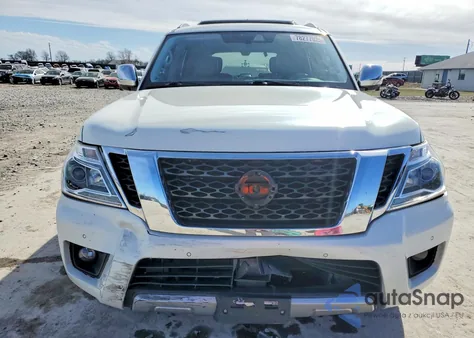 2018 Nissan Armada Platinum z USA, uszkodzony, nr VIN JN8AY2NE2J9733522